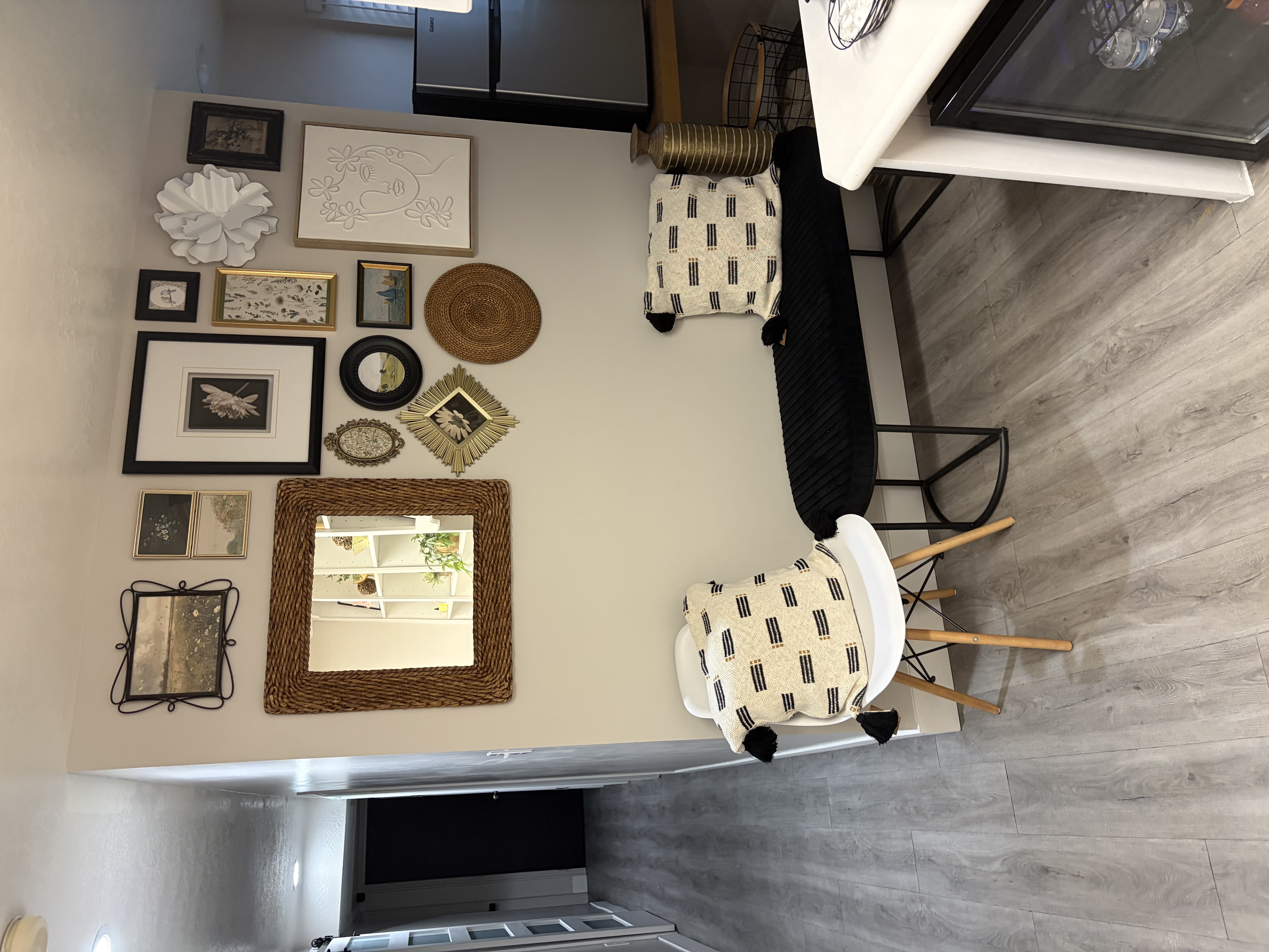Interior seating area